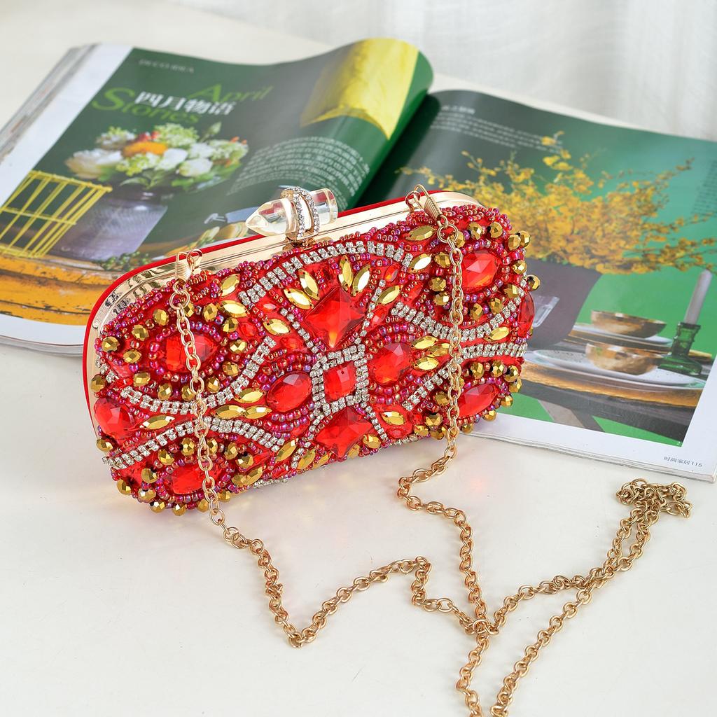Handtasche Europäischer und Amerikanischer Stil Party Abendkleid Tasche Kettentasche