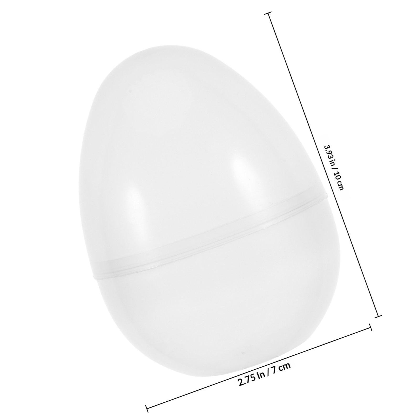 

6Pcs Clear Plastic Fillable Easter Eggs Openable Jumbo Egg Boxes for Easter Hunt Party Favors Family Gatherings Classroom 8X5X5CM&other