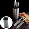 Square/Round Stainless Steel Cutter Holder Cutter Storage Bucket Cooking Utensil Storage