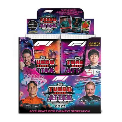 F1 Turbo Attack Trading Card Booster Booster.