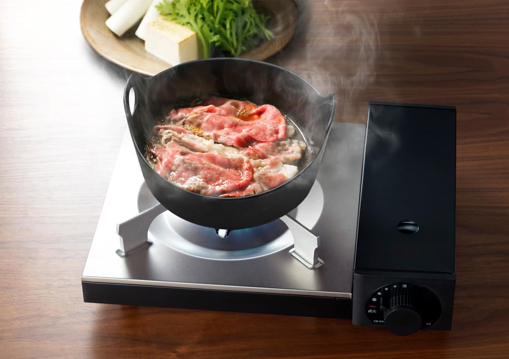Ishigaki Delish Life Cast Iron Pot, 18cm, with detachable handle, suitable for various dishes, 4565