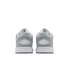 Air Jordan 1 Low White Wolf Grey Women Sneakers Aluminum DC0774-105