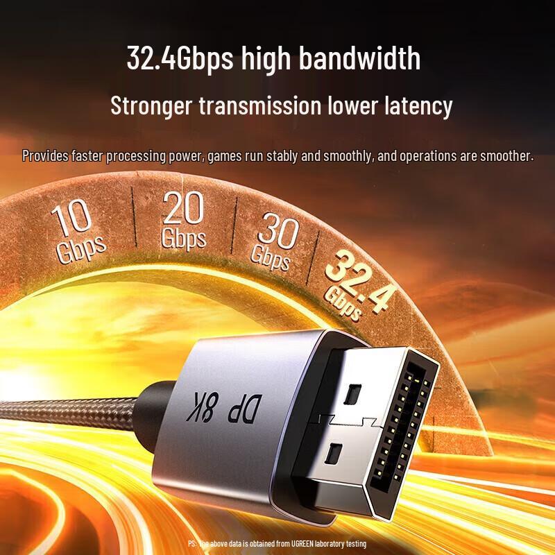 Ugreen DP 1.4 8K 4K 144Hz Gaming Monitor Cable