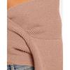 Striped V-Neck Loose Knit Sweater