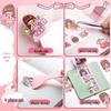 Children's Cute Journal & Planner Set with Stickers: Big Gift Box for Girls