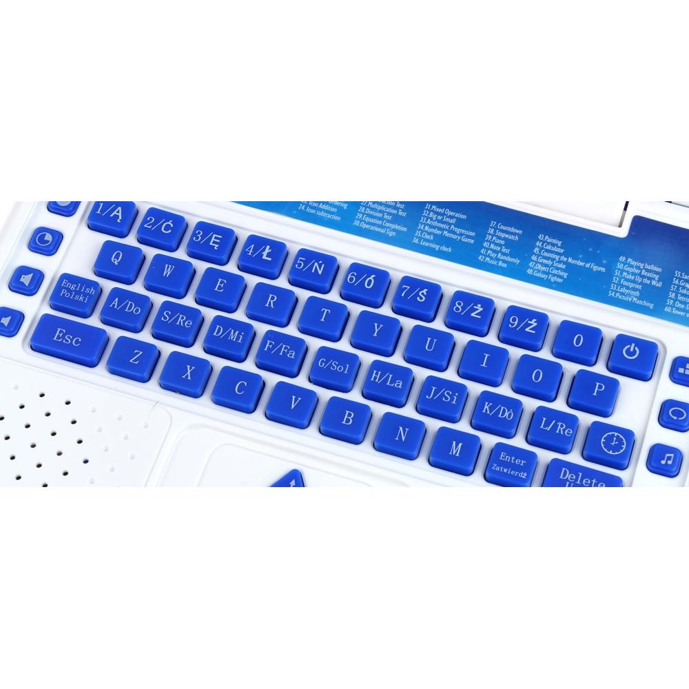 Interactive Educational Laptop Computer For Children Pl/Ang 120 Options Blue