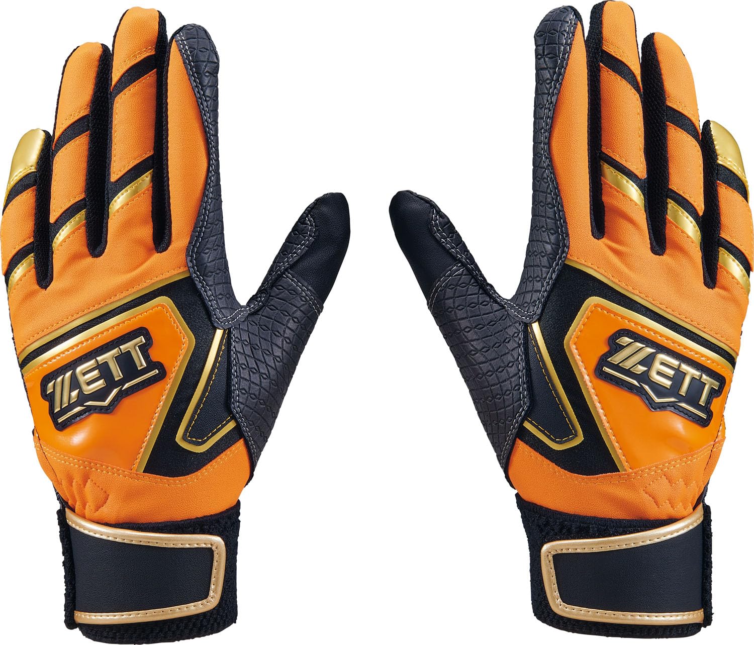 

ZETT Baseball Batting Zero One Orange x Black JL BG19202JA Gloves, Stage, Ambidextrous, Youth, (5619)