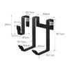 Yamazaki Dryer Hanger Black Approximately W8XD11XH11cm Tower Easy Storage 5386
