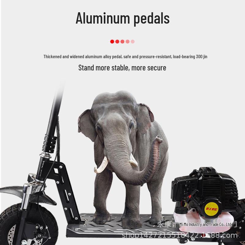 X6 Lightweight 2-Stroke Gasoline Mini Scooter Surfing Leisure Motorcycle