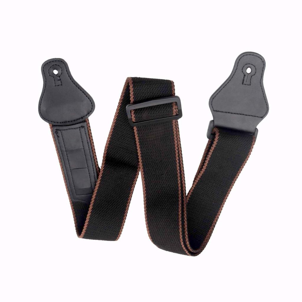 Acoustic Guitar Strap 3 Picks Thickened Cotton Strap Pluggable Pick Strap Cotton Strap  Pick