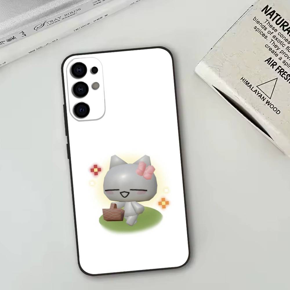 Süße Musikkatze Handyhülle Für Samsung S25,S24,S21,S22,S23,S30,Ultra,S20,Plus,Fe,Weiche Silikon Schwarz Hülle