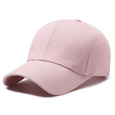 Casual Cotton Baseball Cap UV Protection Wide Brim Summer Hat Solid Color Breathable Peaked Cap for Men Women