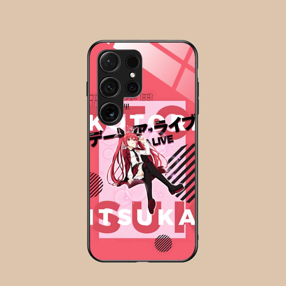 Date a Live Kotori Itsuka Glas Handyhülle für Samsung Galaxy S26 S25 S24 S23 S22 S21 S20 Note20 Plus FE Ultra Cover