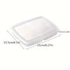 3pcs 4-grid Food Preservation Box, Frozen Meat And Ginger Garlic Green Onion Food Storage Containers, Fridge Organizer