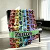 Custom Name Personalized PAW Patrol Print Blanket, Home Decor, Bedroom, Sofa, Camping, Couch, Gifts for Birthday Christmas