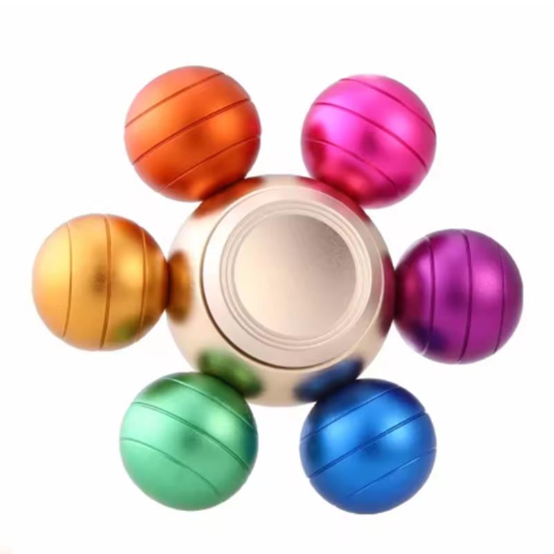 Toys Rainbow Fidget Spinner Metal EDC ADHD Anti-Anxiety and Stress Relief Novelty Gifts for Teenager Adults Kids Boys