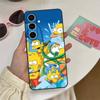 Funny Cartoon S-Simpsons Phone Case For Samsung S 24 Fe 25 Ultra Plus 20 Lite 21 30 22 23 24 22 Ultra 5G Fundas