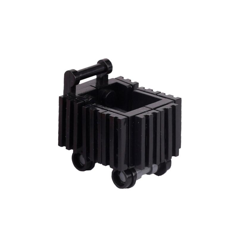MOC Bricks Accessories City Supermarket Shop Store Building Blocks Street View Drink Food Vegetable Food Dessert Blocks Printed