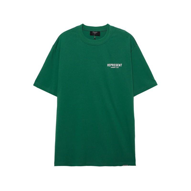 

Футболка свободного кроя с короткими рукавами и буквенным логотипом REPRESENT 2022 года для пар Medium