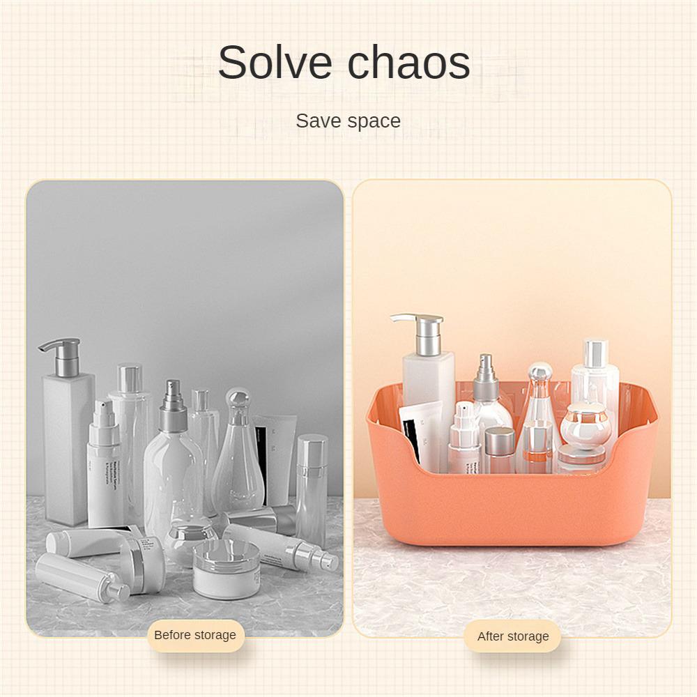 Household Multifunction Storage Basket Handle Design Fall Resistance Non-slip High Capacity Classification Storage Big Exposure