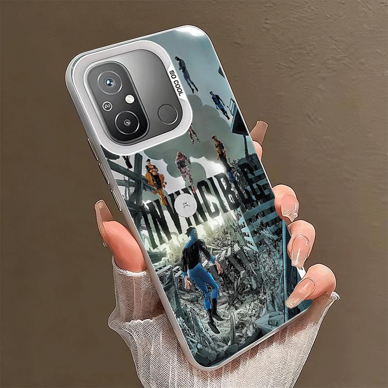 I-Invincible Anime Shockproof Phone Case for Xiaomi Poco X7 X6 X5 X3 Pro F7 Ultra M8 Redmi 15C 15 14C 13C 12C 10C 13 12 10