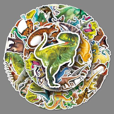 50 Dinosaur Doodle Cartoon Animal Children's Reward DIY Mobile Case Water Cup Luggage Sticker Waterproof