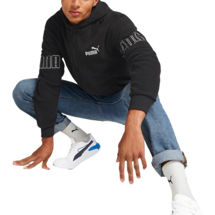 Puma Men's Essentials Full-Zip Fleece Hoodie 672447-01