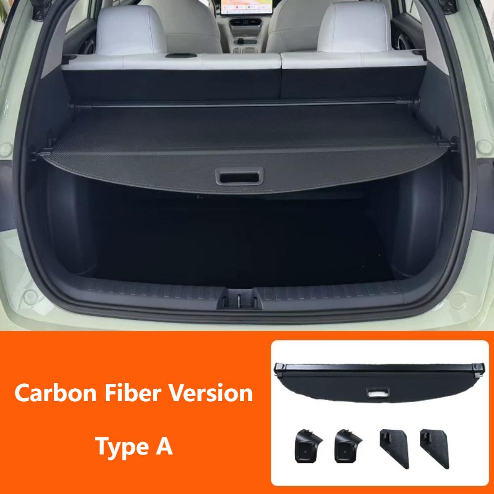 For Geely EX2 2024-2026 Car Trunk Cargo Cover Rear Boot Shade Partition Shield Rear Racks Organizer Car Interior Accessories