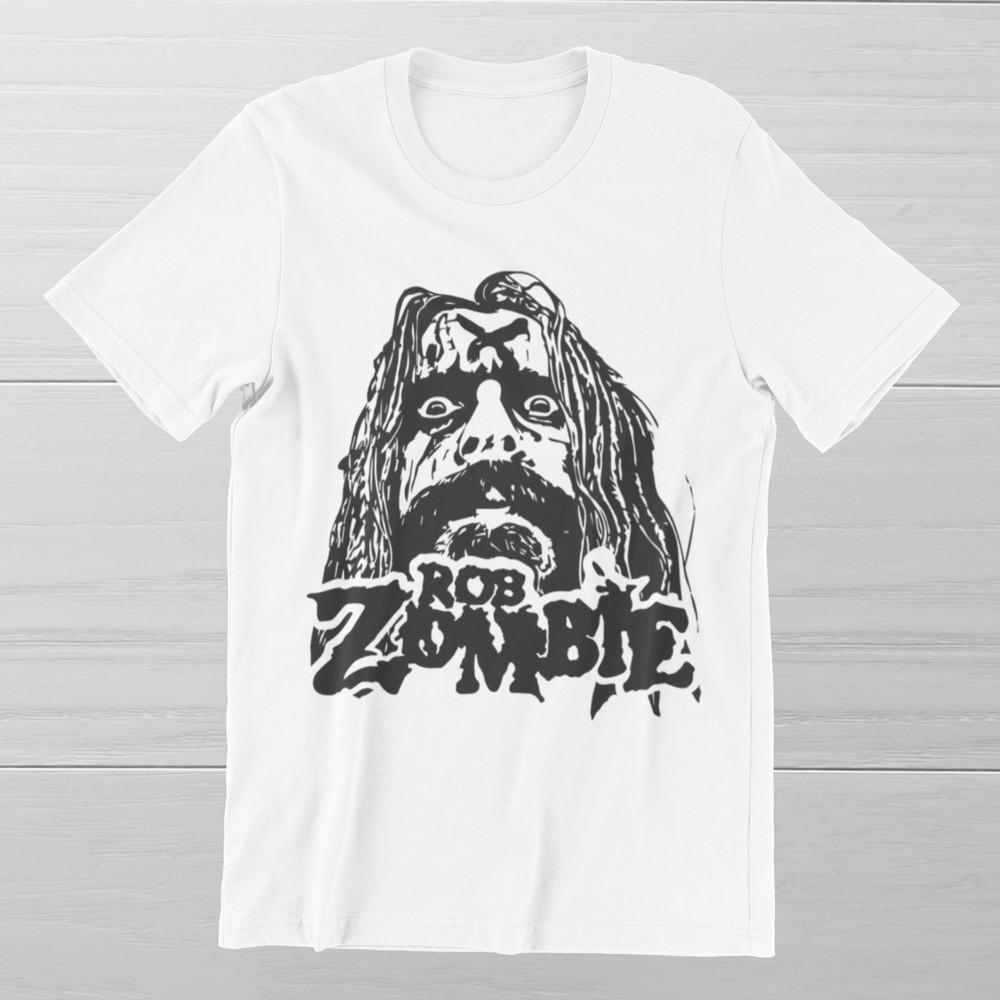 

ROB ZOMBIE Heavy Metal Rock Band Legend on Ring Spun Cotton Tee Unisex T-Shirt XL