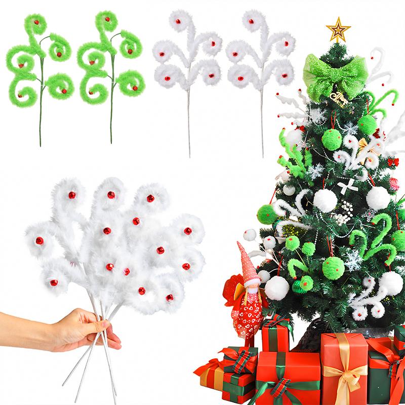 Christmas Venue Decoration Prop Exquisite Plush Design Christmas Atmosphere Christmas Tree Decorations Christmas Gift 43cm
