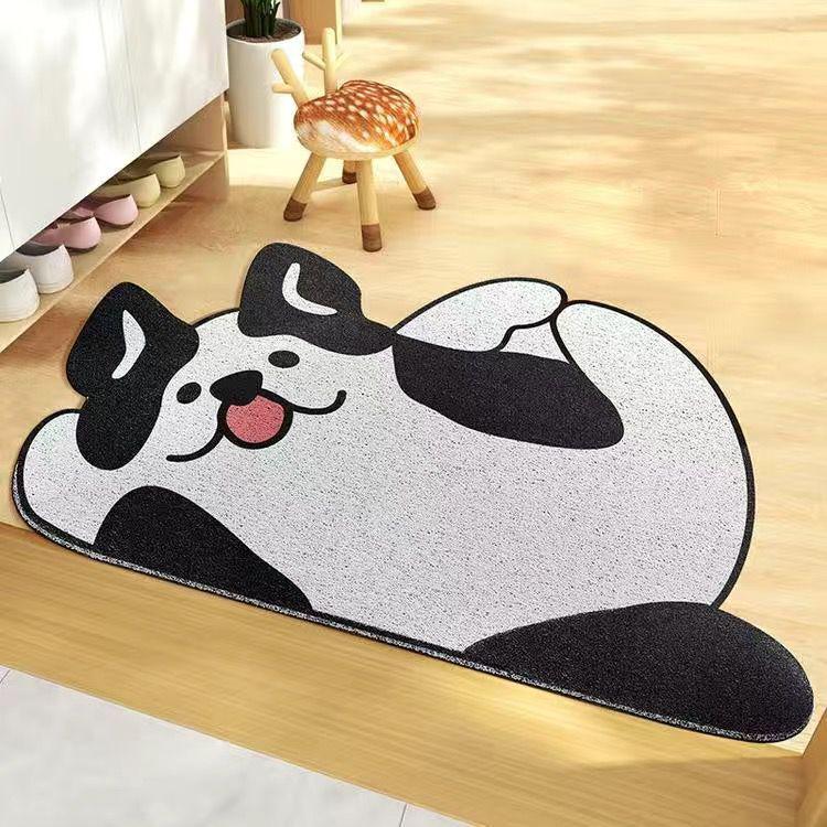 Silk Ring Cartoon Doormat - Non-Slip, Dirt-Resistant, Wear-Resistant Entrance Mat