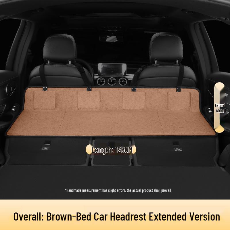 RV Travel Mattress with Headrest for Car Trunk & Rear Seat