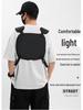 Men's Streetwear Tactical Chest Vest Bag - Functional and Casual Workwear Accessory
