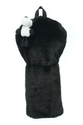 MU SPORTS 2023SS Fluffy Boa Paw Headcover 703J2502 Black Free
