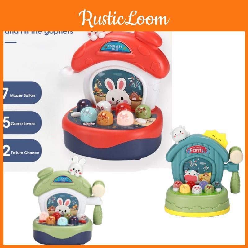 Kinderspielzeug mit mehreren Funktionen Licht und Ton Musik Whack-a-mole-Spiel Eltern-Kind-Interaktion Frühe Bildung