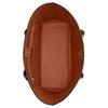 Coach Tote Bag 28 With Metal Logo Snap Closure Polished Pebble Leather Women tote bags Brass Maple CU056-B4MPL