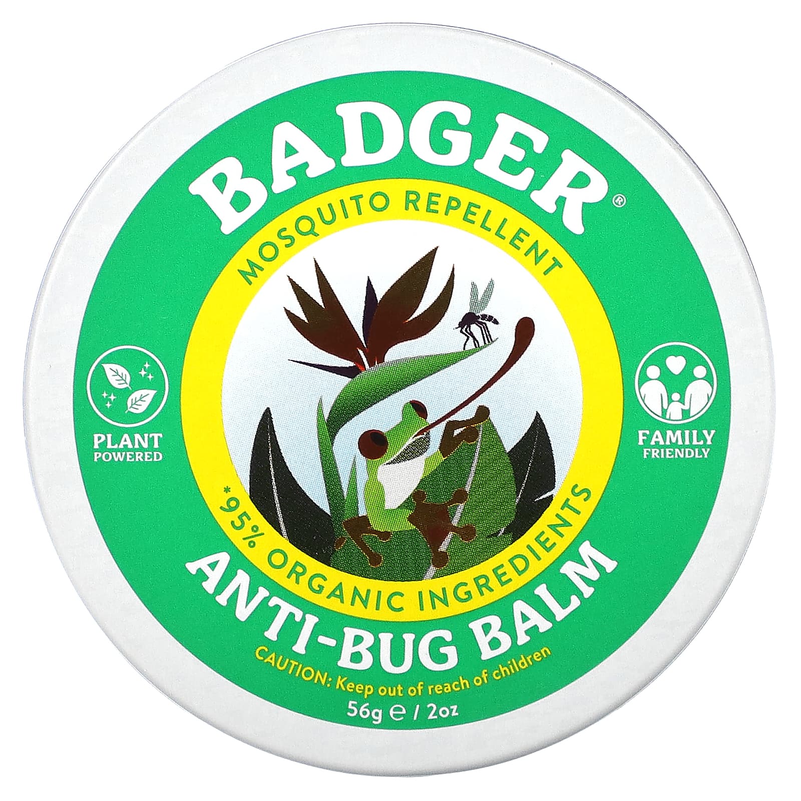 

Badger, Бальзам против насекомых, цитронелла и розмарин, 2 унции (56 г)
