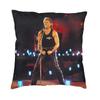 Motorcycle Johnny Hallyday Pillow Case Xcm Decorative French Rock Singer Modern Cushion Cover Soft Pillowcase