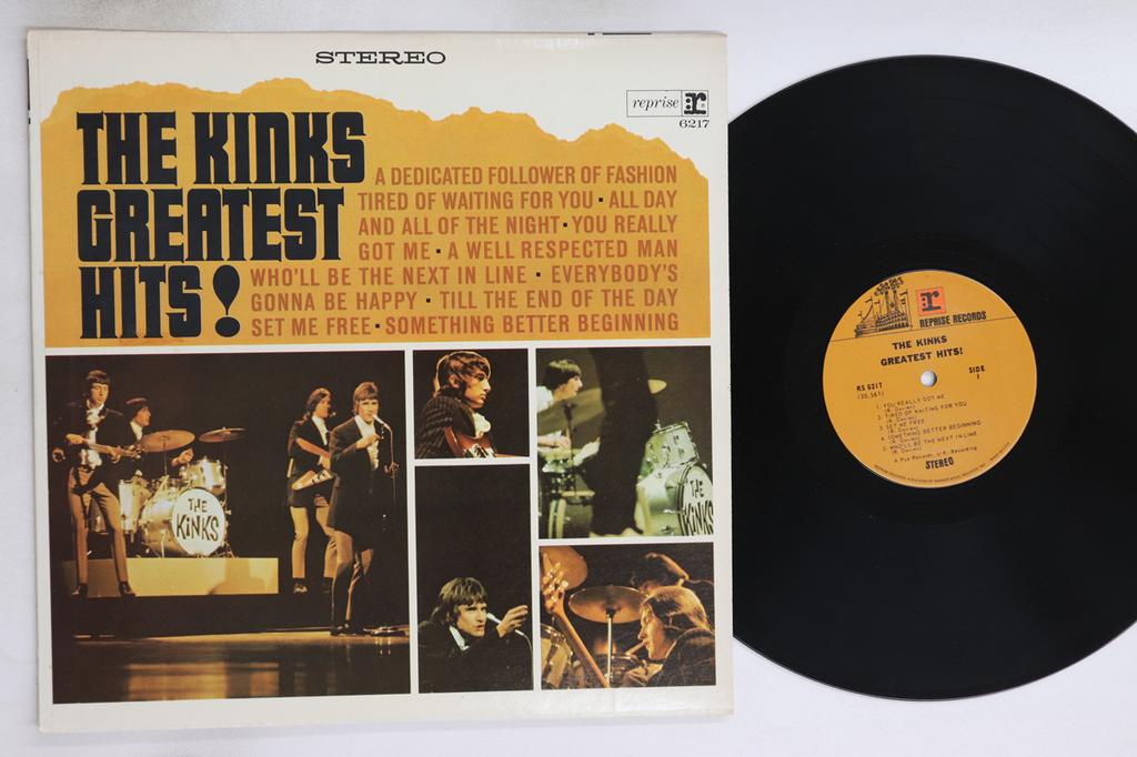 LP Record KINKS - Kinks Greatest Hits! RS6217 REPRISE 1976 US Rock Used