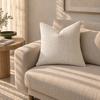 Textured Cushion Cover Boucle Cover, Cozy Throw Pillow Case, Decorative Solid Color for Sofa Couch Living Room Bedroom, 18 x Inch Cases