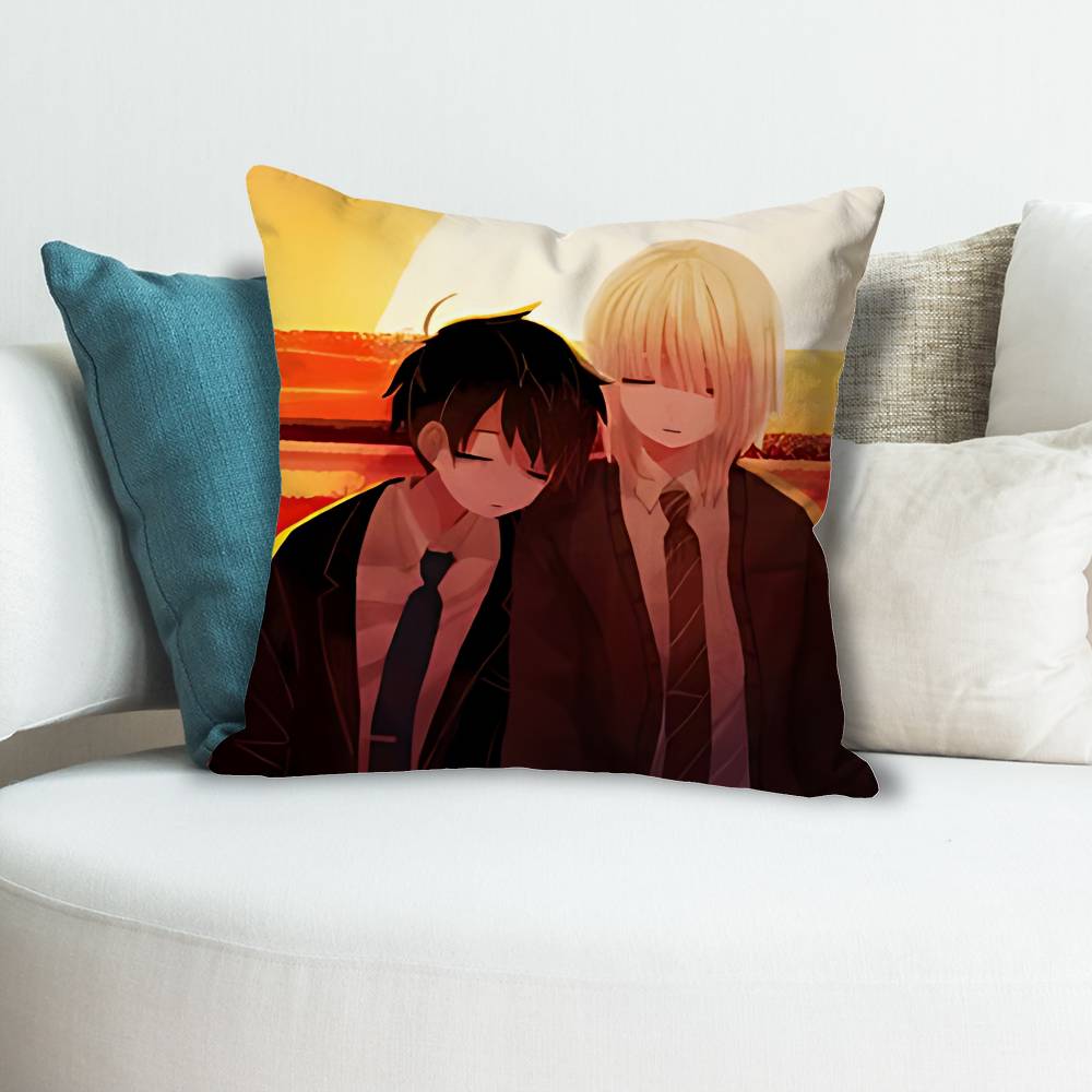 SSaihate SStation Spiel Anime Berühmtheit Merchandise AllMatch Bedruckter Kissenbezug Sofa Auto Büro Zimmer Dekoration Schutz