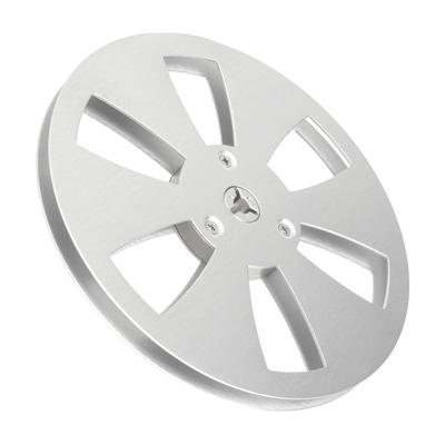 7 I Leere Spule Aluminium 6-Loch Offene Spule Tonband Leere Spule Öffnung für Aufnahme Aufwickelspule Leere Aufwickelspule Band Spulenöffnung