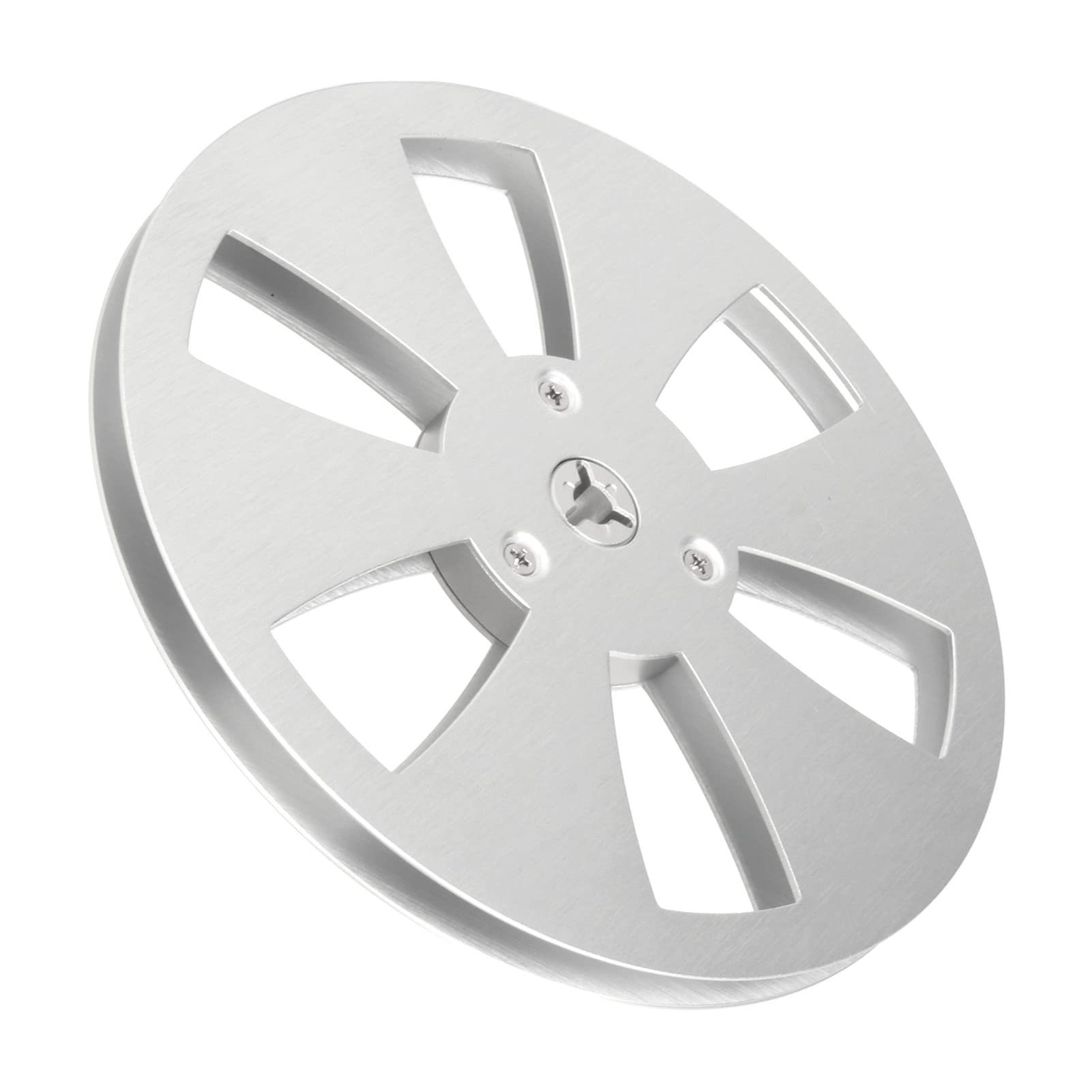 

7 I Пустая катушка Алюминиевая 6-отверстий открытая катушка Звуковая лента Пустая катушка отверстие для записи Приёмная катушка Пустая приёмная катушка лента Отверстие катушки