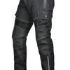 Mens Motorcycle Riding Pants Oxford Fabric Waterproof High-Waist Adjustable Protective Trousers Street Off-Road Use