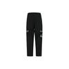 Evisu Letter Print Zipper Fly Loose Straight Casual Pants Men pants Black 2EAGNM3PP5146LFNY