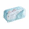 Cat Ear Design Pen Bag Polka Dot Pattern Stationery Bag Korean Style Pencil Pouch  For Students