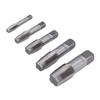 5 Pcs NPT Pipe Tap Set Accuracy Plumbing Thread Tap Repair Tools for Plumbers Mechanics DIYers Carbon Steel