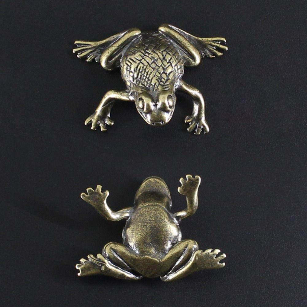 

Creative Tea Pet Vintage Animal Statues Crafts Accessories Toad Figurines Table