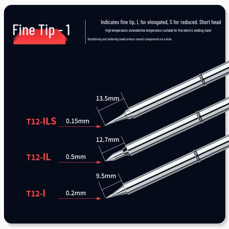 T12 Soldering Iron Tips: Models T12-B, T12-B2, B3, B4, T12-BL