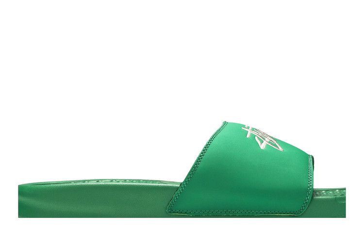 Nike Benassi Slide Stussy Pine Green Sail